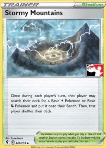 Stormy Mountains (161/154) — Play! Pokémon Prize Pack Series Two