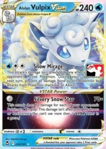 Carta Alolan Vulpix-VSTAR (034/163) do set Play! Pokémon Prize Pack Series Three — Pokémon TCG | Bynx