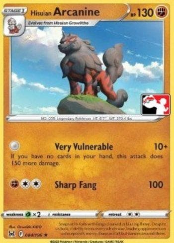 Carta Arcanine de Hisui / Hisuian Arcanine (084/163) 084/163 — Pokémon TCG | Bynx