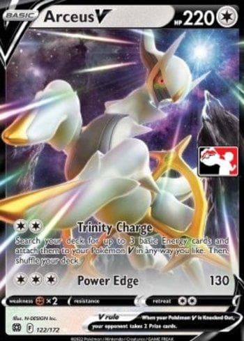 Carta Arceus-V (122/163) do set Play! Pokémon Prize Pack Series Three — Pokémon TCG | Bynx