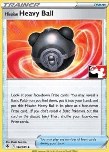 Carta Bola Pesada de Hisui / Hisuian Heavy Ball (146b/163) — Pokémon TCG | Bynx