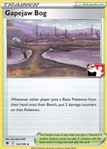 Carta Brejo Gapejaw / Gapejaw Bog (142a/163) — Pokémon TCG | Bynx