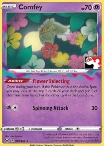 Carta Comfey (079/163) do set Play! Pokémon Prize Pack Series Three — Pokémon TCG | Bynx