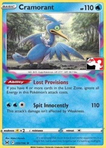 Carta Cramorant (050/163) do set Play! Pokémon Prize Pack Series Three — Pokémon TCG | Bynx