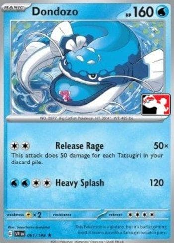 Dondozo (061/163) — Play! Pokémon Prize Pack Series Three
