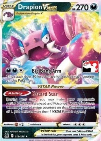Carta Drapion-VSTAR (119/163) do set Play! Pokémon Prize Pack Series Three — Pokémon TCG | Bynx
