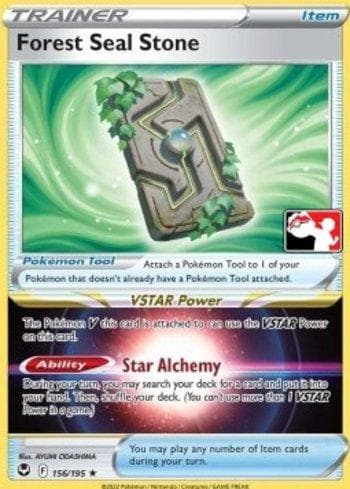 Forest Seal Stone (156b/163) — Play! Pokémon Prize Pack Series Three