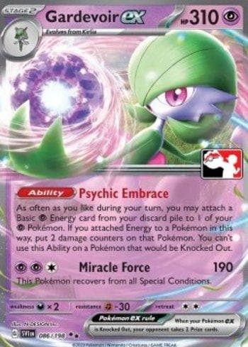 Carta Gardevoir ex (086/163) do set Play! Pokémon Prize Pack Series Three — Pokémon TCG | Bynx