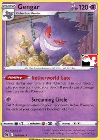 Carta Gengar (066/163) do set Play! Pokémon Prize Pack Series Three — Pokémon TCG | Bynx