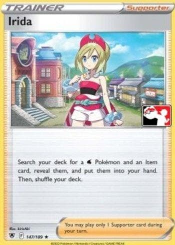 Carta Irida (147a/163) do set Play! Pokémon Prize Pack Series Three — Pokémon TCG | Bynx