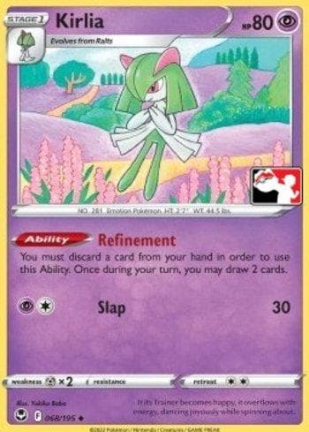 Carta Kirlia (068b/163) do set Play! Pokémon Prize Pack Series Three — Pokémon TCG | Bynx