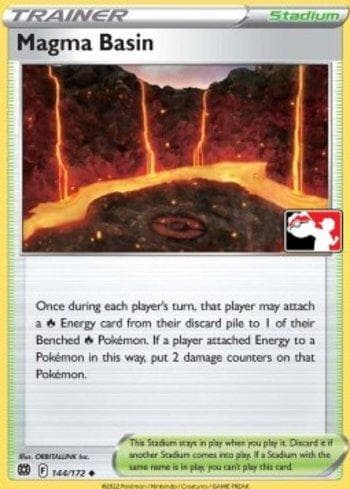 Magma Basin (144a/163) — Play! Pokémon Prize Pack Series Three