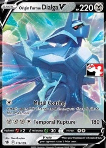 Carta Origin Forme Dialga-V (113/163) do set Play! Pokémon Prize Pack Series Three — Pokémon TCG | Bynx