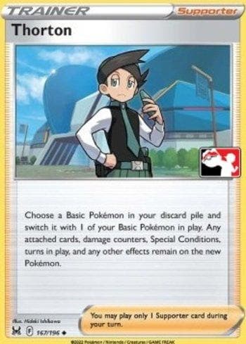 Carta Thorton (167a/163) do set Play! Pokémon Prize Pack Series Three — Pokémon TCG | Bynx