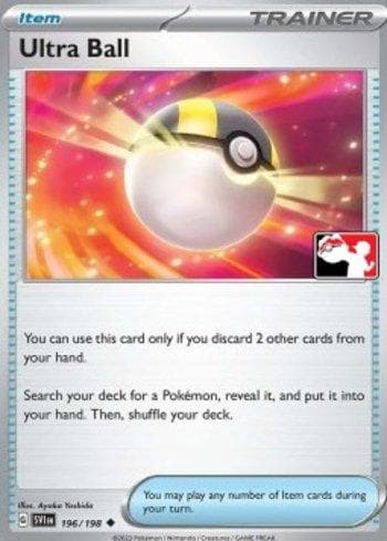 Carta Ultra Ball (196/163) do set Play! Pokémon Prize Pack Series Three — Pokémon TCG | Bynx