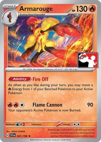 Carta Armarouge (041/086) do set Play! Pokémon Prize Pack Series Four — Pokémon TCG | Bynx