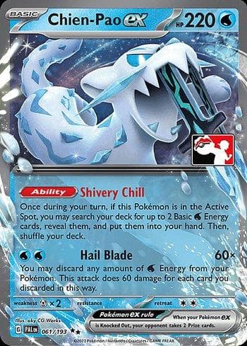 Carta Chien-Pao ex (061/086) do set Play! Pokémon Prize Pack Series Four — Pokémon TCG | Bynx