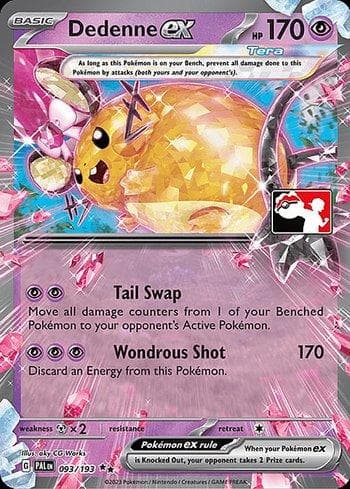 Dedenne ex (093/086) — Play! Pokémon Prize Pack Series Four