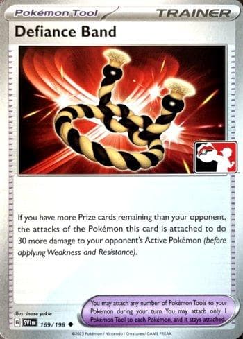 Carta Defiance Band (169b/086) do set Play! Pokémon Prize Pack Series Four — Pokémon TCG | Bynx