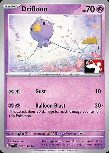 Drifloon (089b/086) — Play! Pokémon Prize Pack Series Four