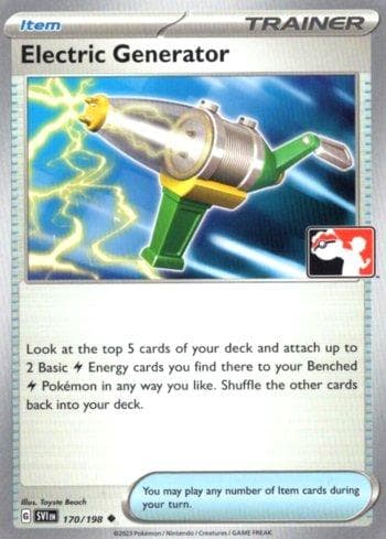 Carta Electric Generator (170/086) do set Play! Pokémon Prize Pack Series Four — Pokémon TCG | Bynx