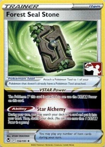Forest Seal Stone (156/086) — Play! Pokémon Prize Pack Series Four