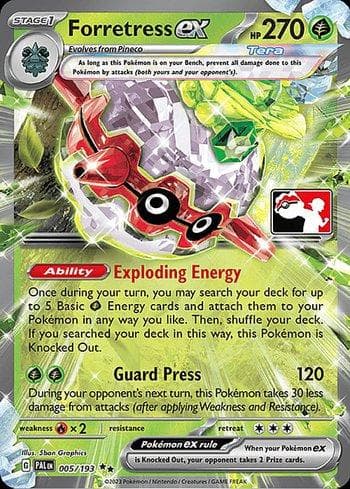 Forretress ex (005b/086) — Play! Pokémon Prize Pack Series Four