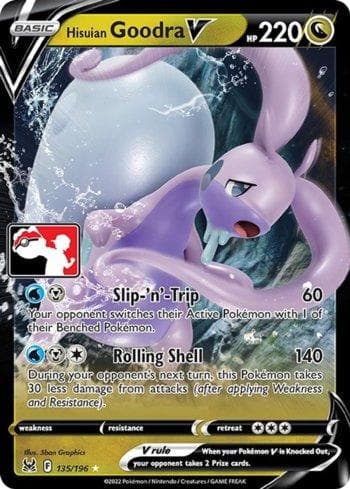 Hisuian Goodra-V (135/086) — Play! Pokémon Prize Pack Series Four