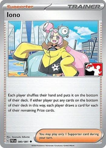 Carta Iono (185/086) do set Play! Pokémon Prize Pack Series Four — Pokémon TCG | Bynx