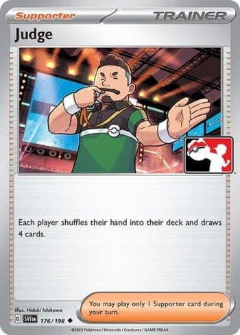 Carta Judge (176/086) do set Play! Pokémon Prize Pack Series Four — Pokémon TCG | Bynx