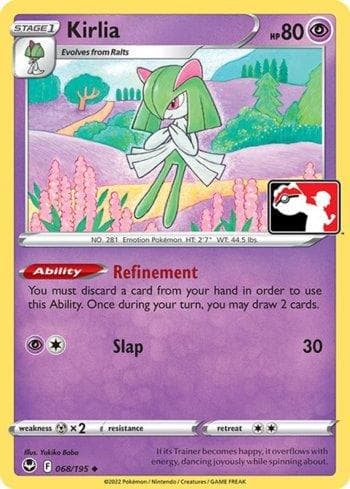 Carta Kirlia (068/086) do set Play! Pokémon Prize Pack Series Four — Pokémon TCG | Bynx