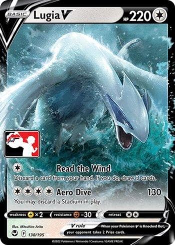 Carta Lugia-V (138/086) do set Play! Pokémon Prize Pack Series Four — Pokémon TCG | Bynx