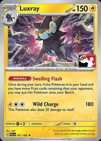 Carta Luxray (071/086) do set Play! Pokémon Prize Pack Series Four — Pokémon TCG | Bynx