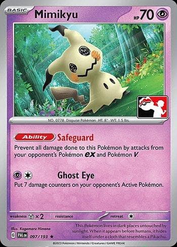 Carta Mimikyu (097/086) do set Play! Pokémon Prize Pack Series Four — Pokémon TCG | Bynx