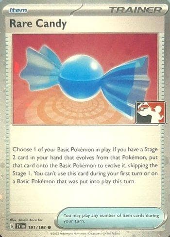 Carta Rare Candy (191b/086) do set Play! Pokémon Prize Pack Series Four — Pokémon TCG | Bynx