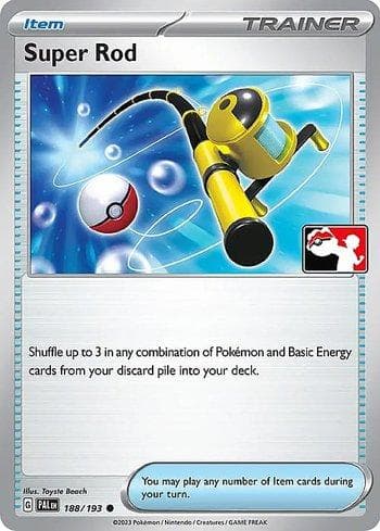 Carta Super Rod (188/086) do set Play! Pokémon Prize Pack Series Four — Pokémon TCG | Bynx