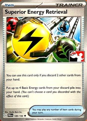 Superior Energy Retrieval (189b/086) — Play! Pokémon Prize Pack Series Four