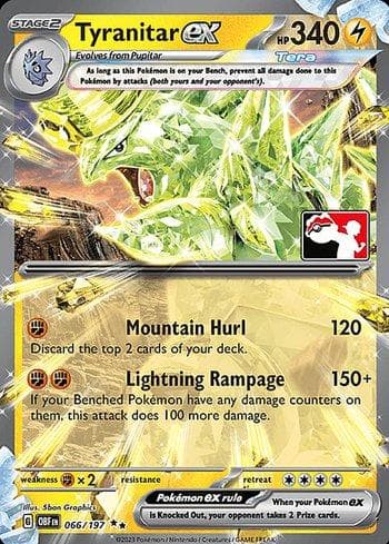 Tyranitar ex (066/086) — Play! Pokémon Prize Pack Series Four