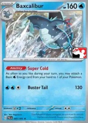Carta Baxcalibur do set Play! Pokémon Prize Pack Series Five — Pokémon TCG | Bynx