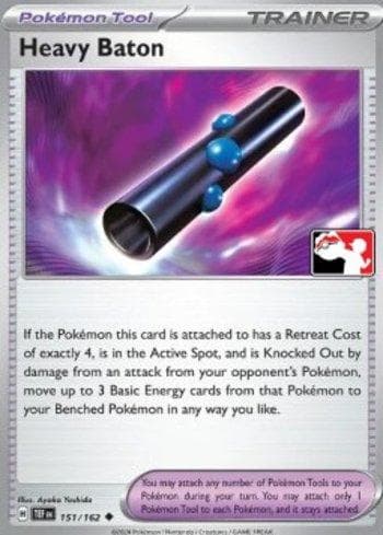 Carta Heavy Baton do set Play! Pokémon Prize Pack Series Five — Pokémon TCG | Bynx