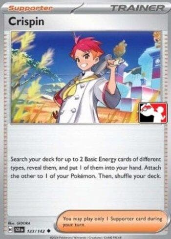 Carta Crispin (133/094) do set Liga BR — PPPS6 — Pokémon TCG | Bynx