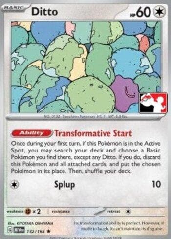 Carta Ditto (132/094) do set Liga BR — PPPS6 — Pokémon TCG | Bynx