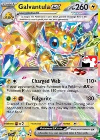 Carta Galvantula ex (051/094) do set Liga BR — PPPS6 — Pokémon TCG | Bynx