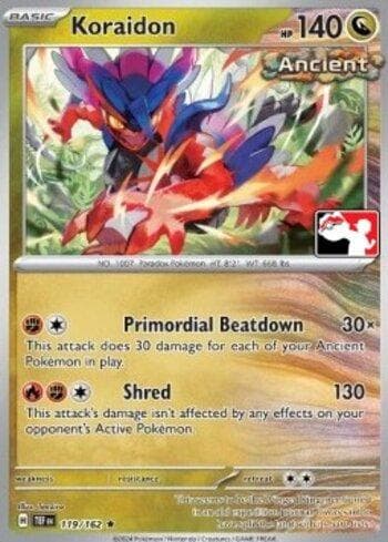 Carta Koraidon (119b/094) do set Liga BR — PPPS6 — Pokémon TCG | Bynx