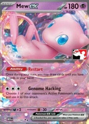 Carta Mew ex (151/094) do set Liga BR — PPPS6 — Pokémon TCG | Bynx
