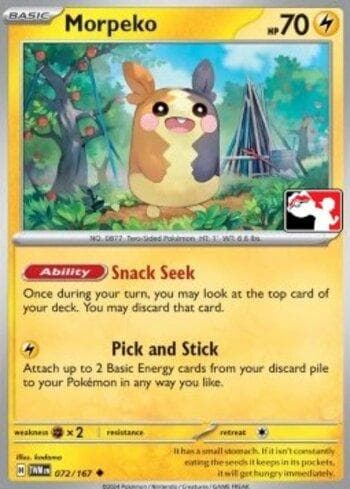 Carta Morpeko (072/094) do set Liga BR — PPPS6 — Pokémon TCG | Bynx