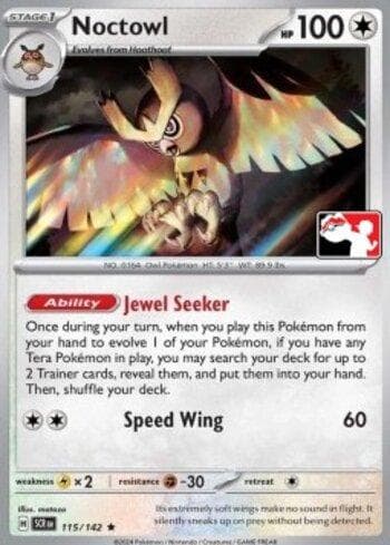 Carta Noctowl (115/094) do set Liga BR — PPPS6 — Pokémon TCG | Bynx