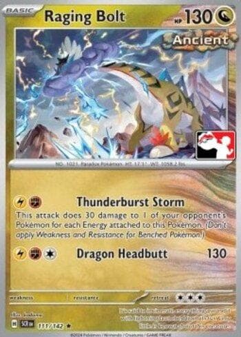 Carta Raging Bolt (111b/094) do set Liga BR — PPPS6 — Pokémon TCG | Bynx