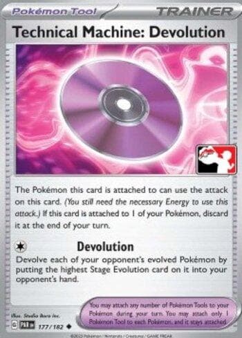 Carta Technical Machine: Devolution (177/094) do set Liga BR — PPPS6 — Pokémon TCG | Bynx