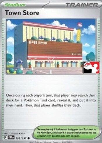 Carta Town Store (196/094) do set Liga BR — PPPS6 — Pokémon TCG | Bynx